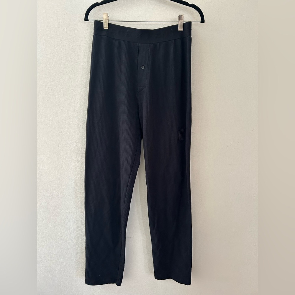 Savage x Fenty Black Cotton Blend NIGHT CAP SLEEP PANT